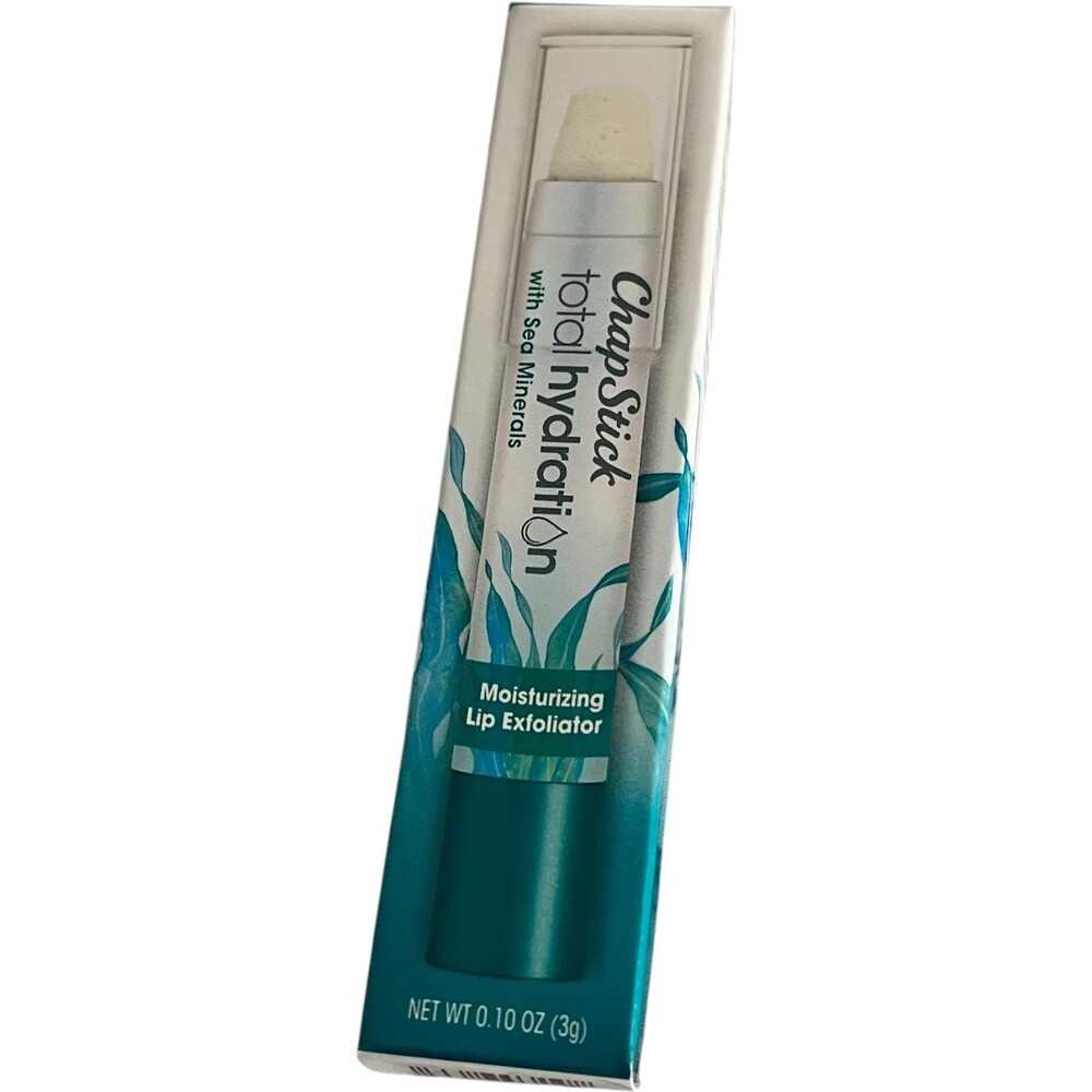 ChapStick Total Hydration Lip Exfoliator Sea Minerals 0.10oz New in Box